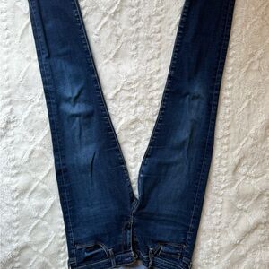 AG Adriano Goldschmied Dark Blue Skinny Jeans- The Absolute Legging